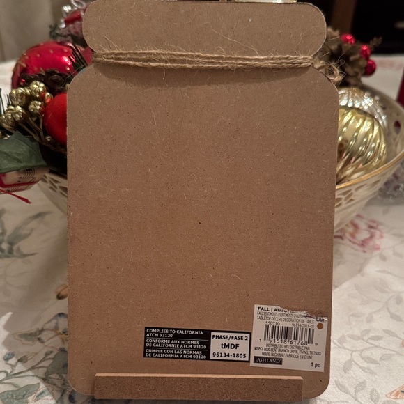 Ashland Red and Cream 'Blessed Beyond Measure' Decor - Picture 2 of 5